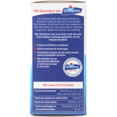 pdp-image-Davitamon Junior multivitamines framboos 3-12 jaar