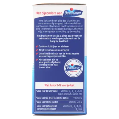 pdp-image-Davitamon Junior multivitamines framboos 3-12 jaar