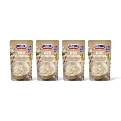 pdp-image-Unox Romige kip-champignonsoep 4-pack