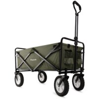 Een afbeelding van Lifegoods Foldable wagon 70 KG - Green