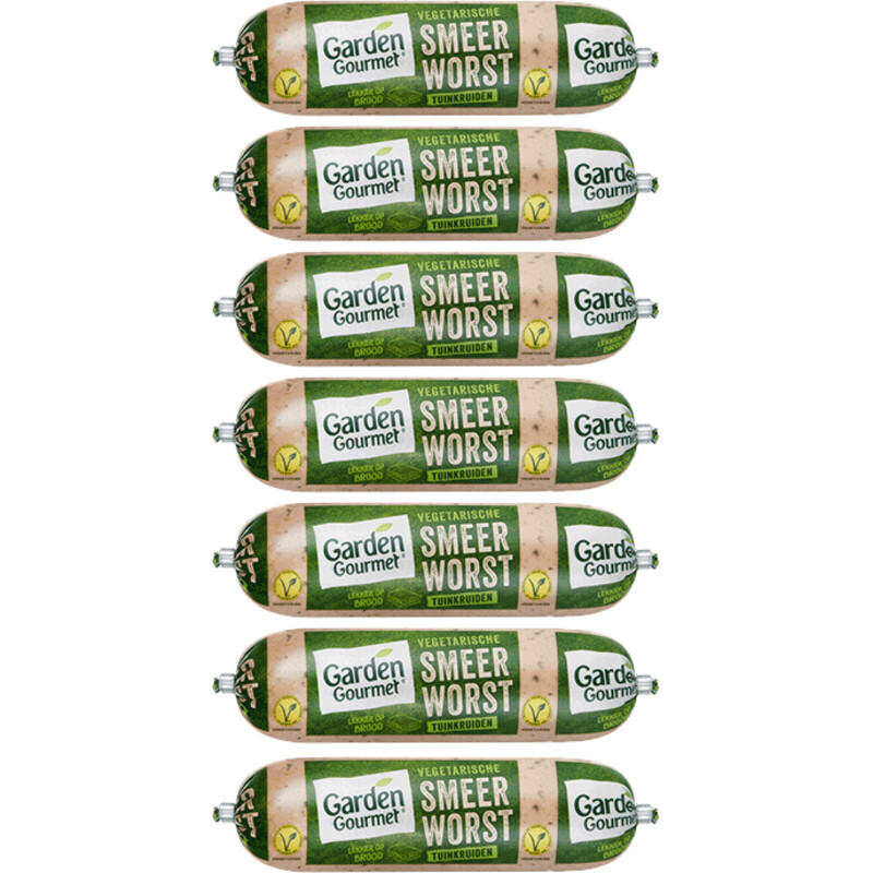 Een afbeelding van Garden Gourmet Smeerworst Tuinkruiden 7-pack