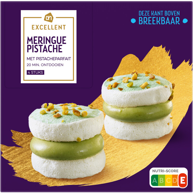 Een afbeelding van AH Excellent Meringue pistache