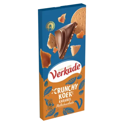 pdp-image-Verkade Crunchy koek karamel melkchocoladereep