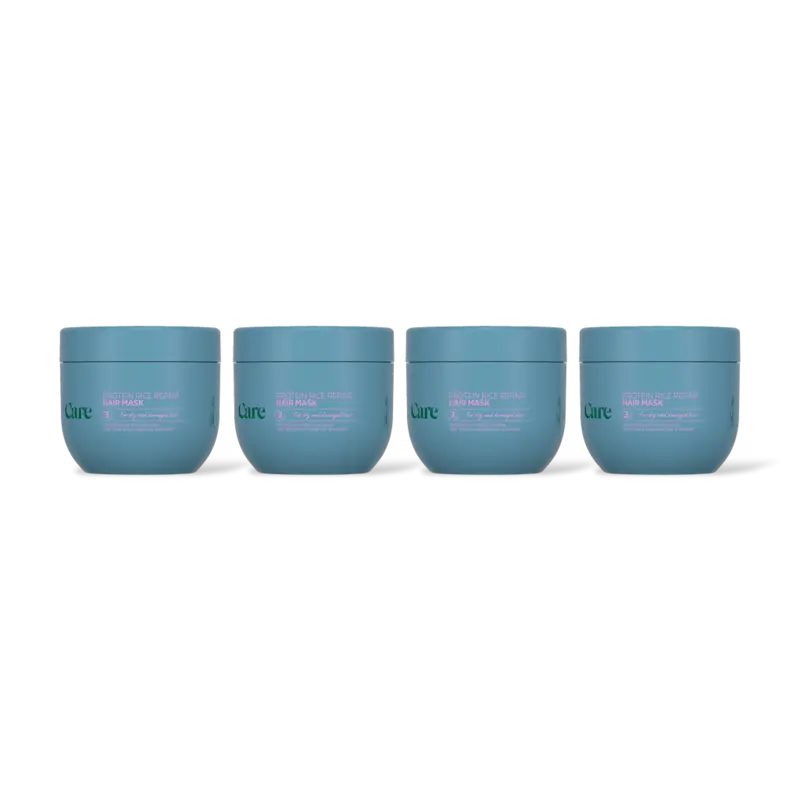 Care Protein rice repair hair mask 4-pack