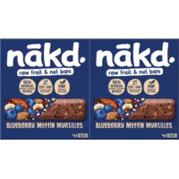Nakd Blueberry muffin bars 2-pack