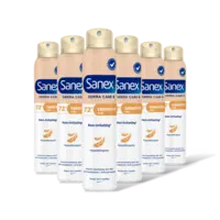 Sanex Derma care sensitive deodorant spray 6pk