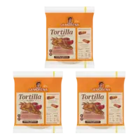 La Morena Volkoren tortilla's medium 3-pack