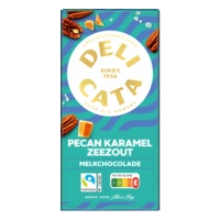 Delicata Reep melkchocolade pecan karamel zeezout