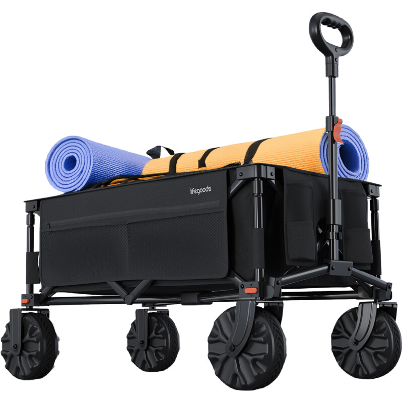 Een afbeelding van Lifegoods Foldable wagon 100 KG black