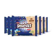 Smarties Mini melkchocolade uitdeelzak 6-pack