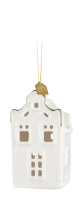pdp-image-AH Excellent Hanger huisje klokgevel wit goud