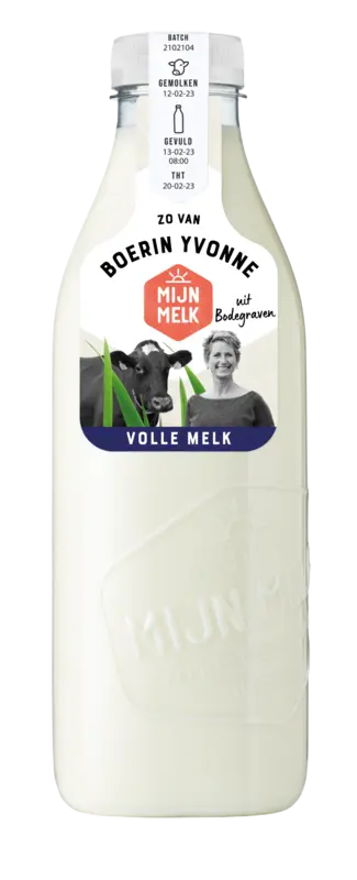 Volle melk boerin Yvonne