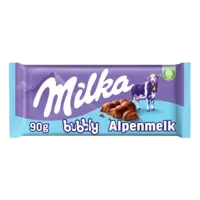 Milka Chocoladereep bubbly alpenmelk