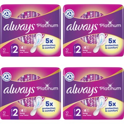 pdp-image-Always Maandverband Platinum Long 4-pack