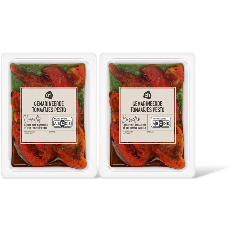 AH Gemarineerde tomaatjes pesto 2-pack