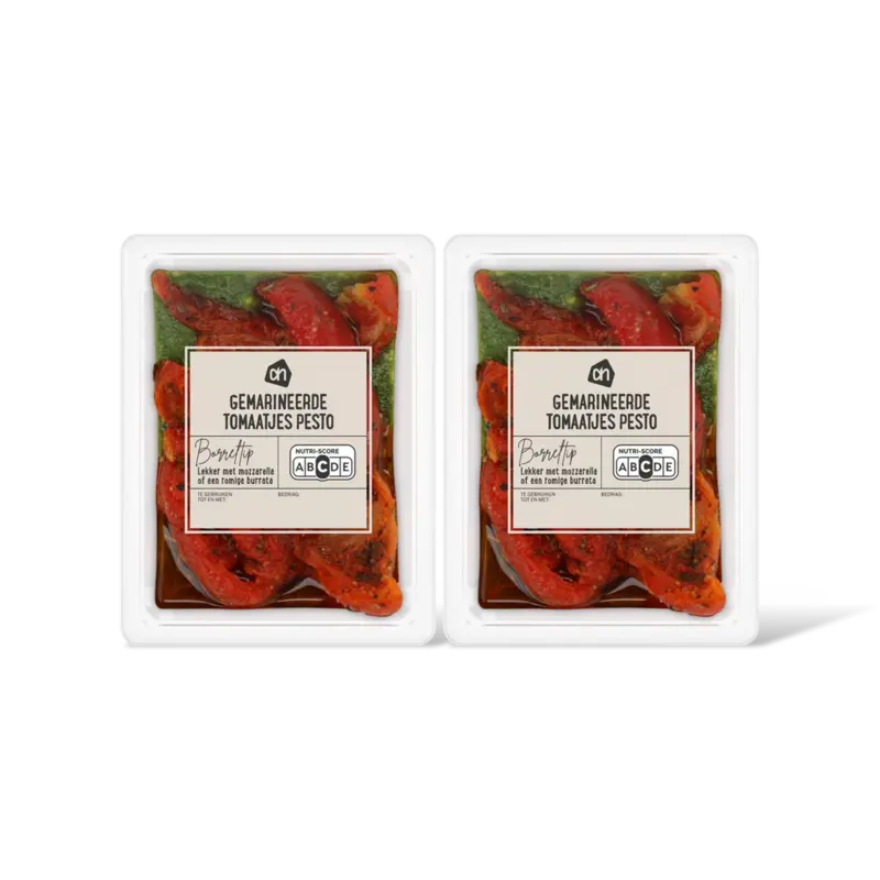 Gemarineerde tomaatjes pesto 2-pack