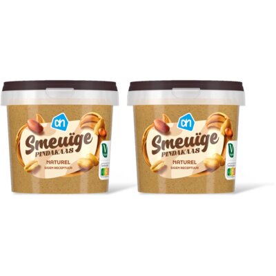 pdp-image-AH Smeuige pindakaas naturel 2-pack