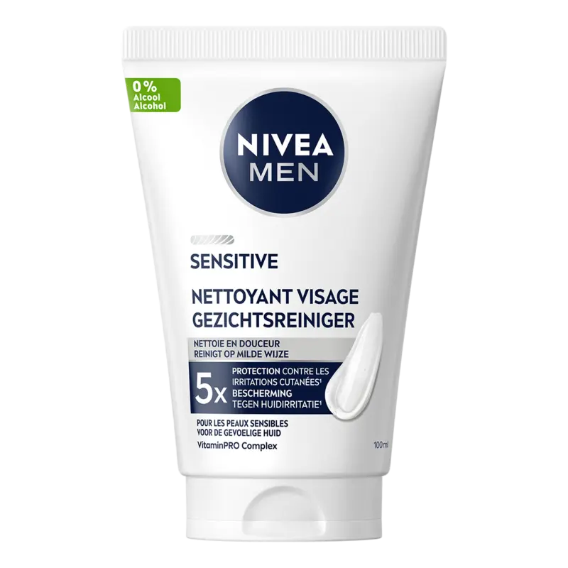 NIVEA Men sensitive gezichtsreiniger gel