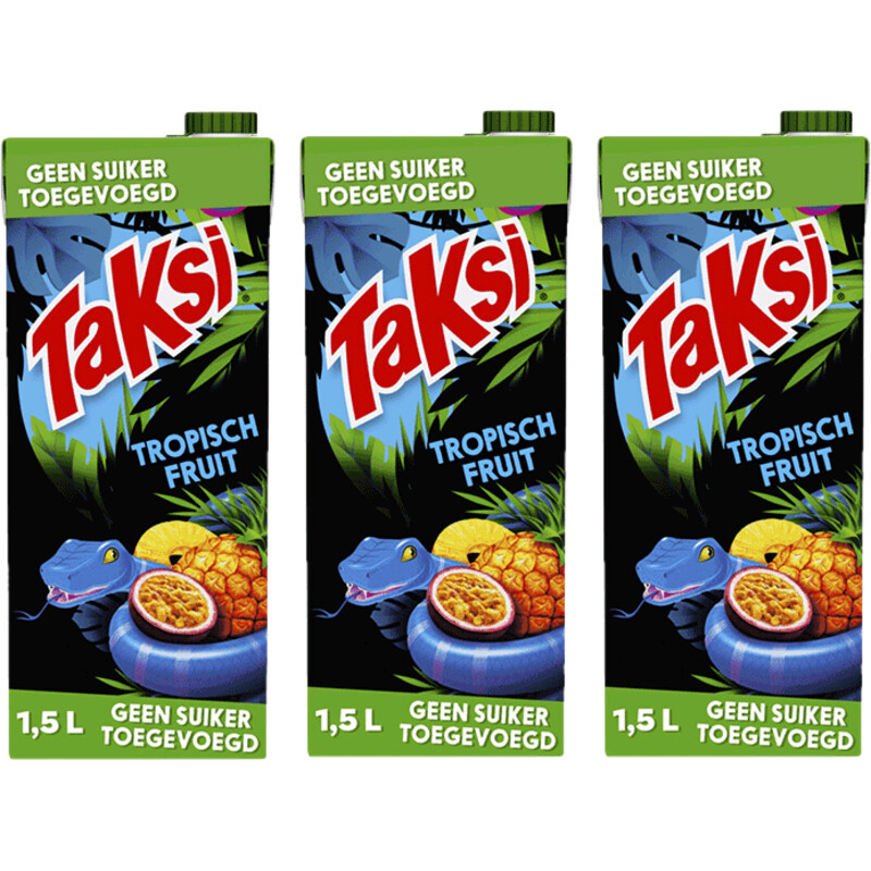 Een afbeelding van Taksi GST Tropisch Fruit 3-pack