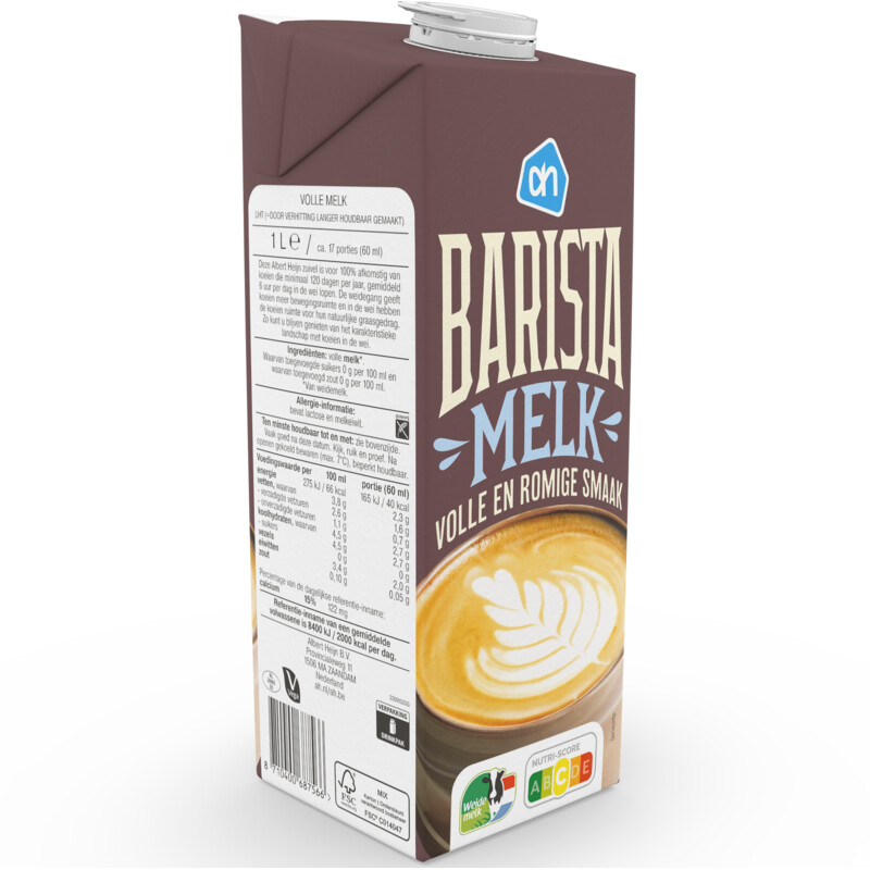 Een afbeelding van AH Opschuimmelk