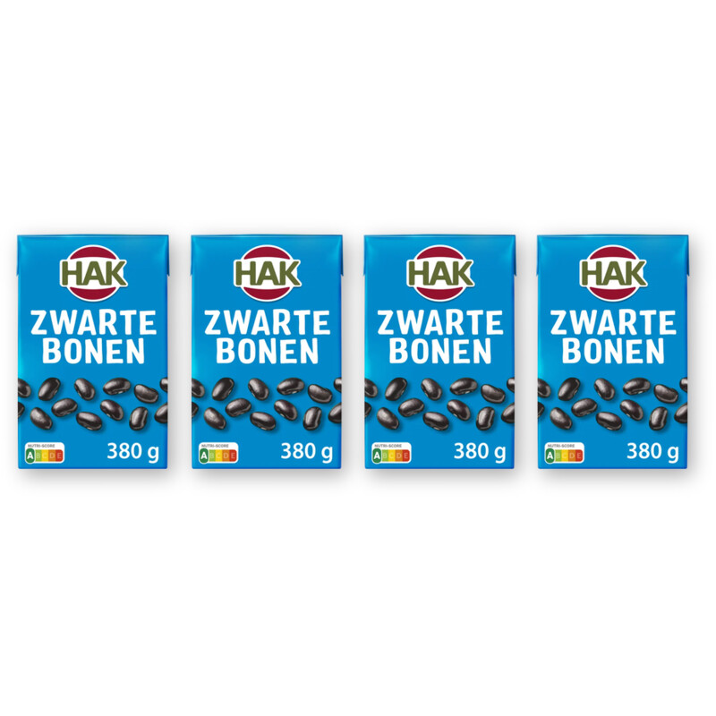 Hak Zwarte bonen 4-pack