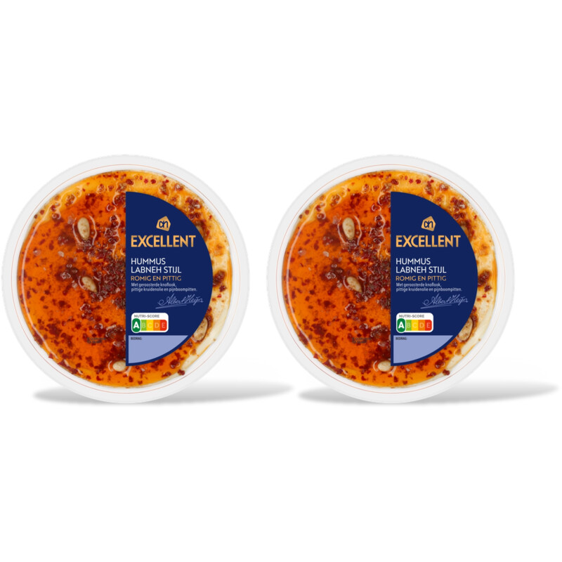 AH Excellent Hummus labneh stijl 2-pack