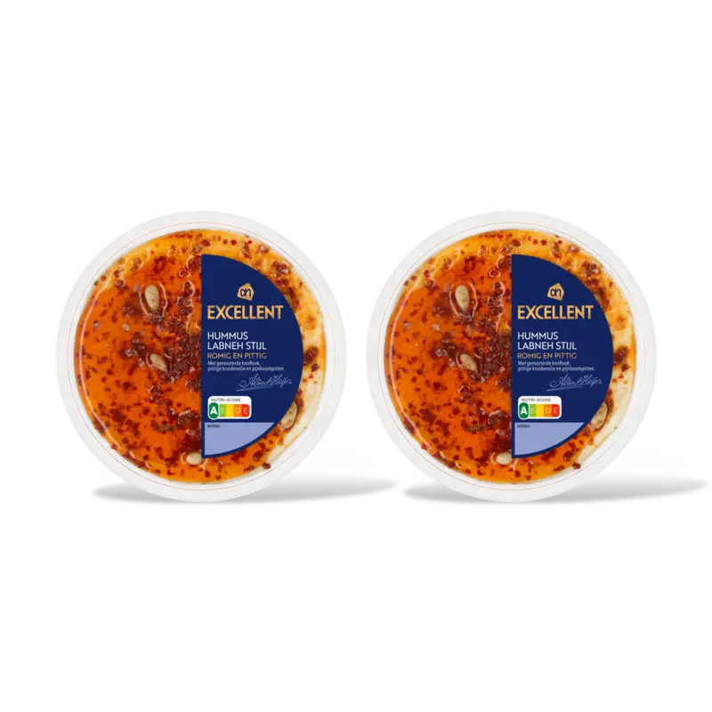 AH Excellent Hummus labneh stijl 2-pack