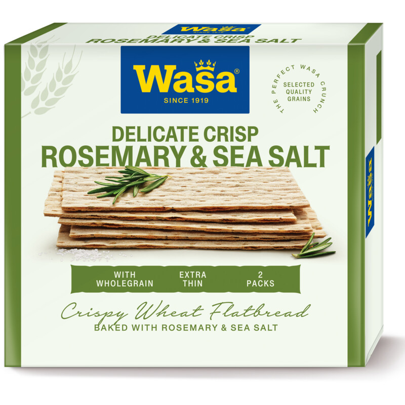 Een afbeelding van Wasa Delicate crisp rosemary & salt