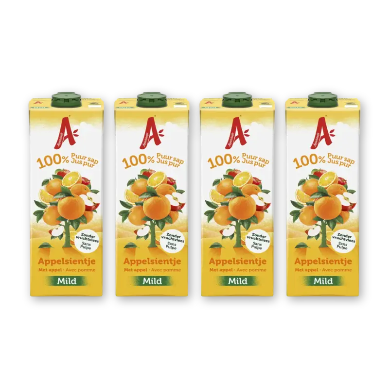 Sinaasappelsap mild 4-pack