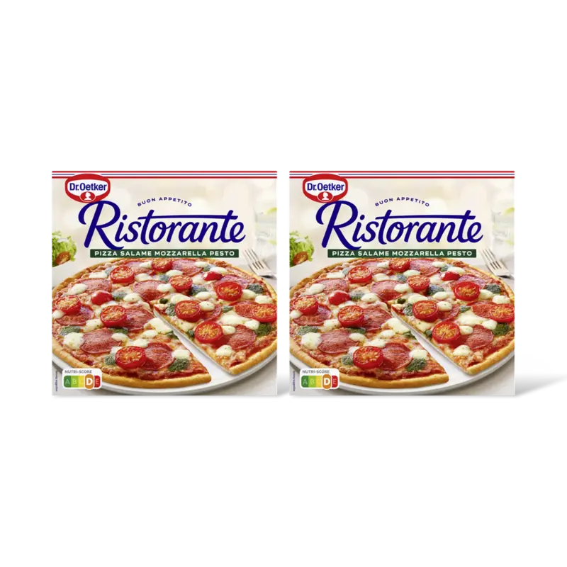 Dr. Oetker Ristorante pizza sal-moz-pes 2-pack