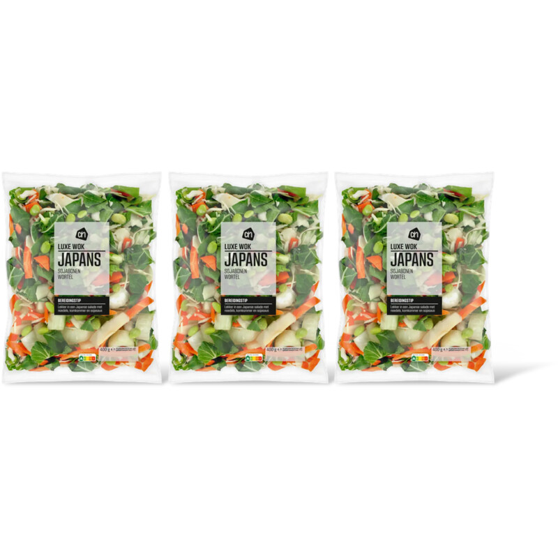 AH Luxe wok Japans sojabonen wortel 3-pack