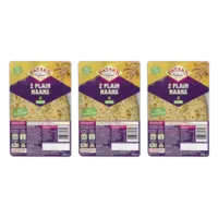 Patak's Naan plain 3-pack