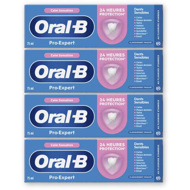 Oral-B Pro-expert gevoeligheid tandpasta 4-pack