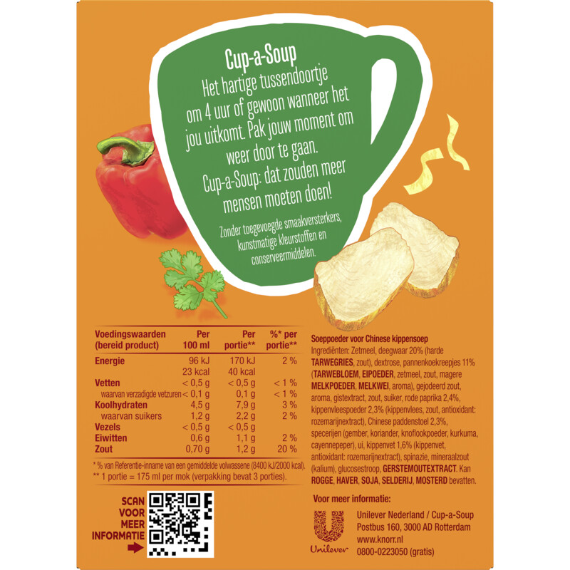 Een afbeelding van Knorr Cup-a-soup chinese kip