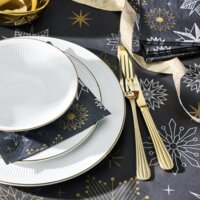 Een afbeelding van AH Excellent Tafellaken zwart ster