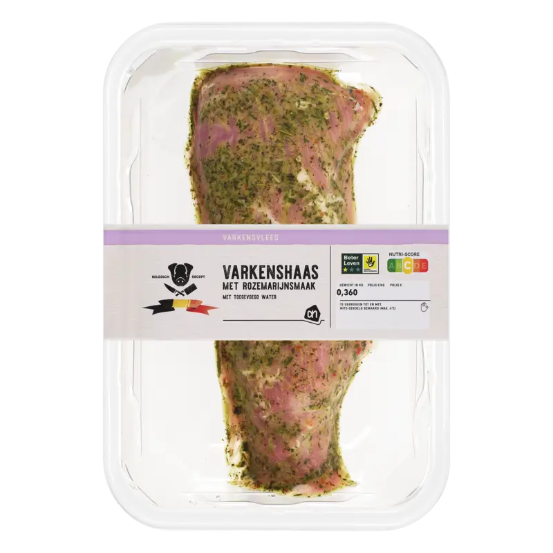 Varkenshaas met rozemarijnsmaak bel