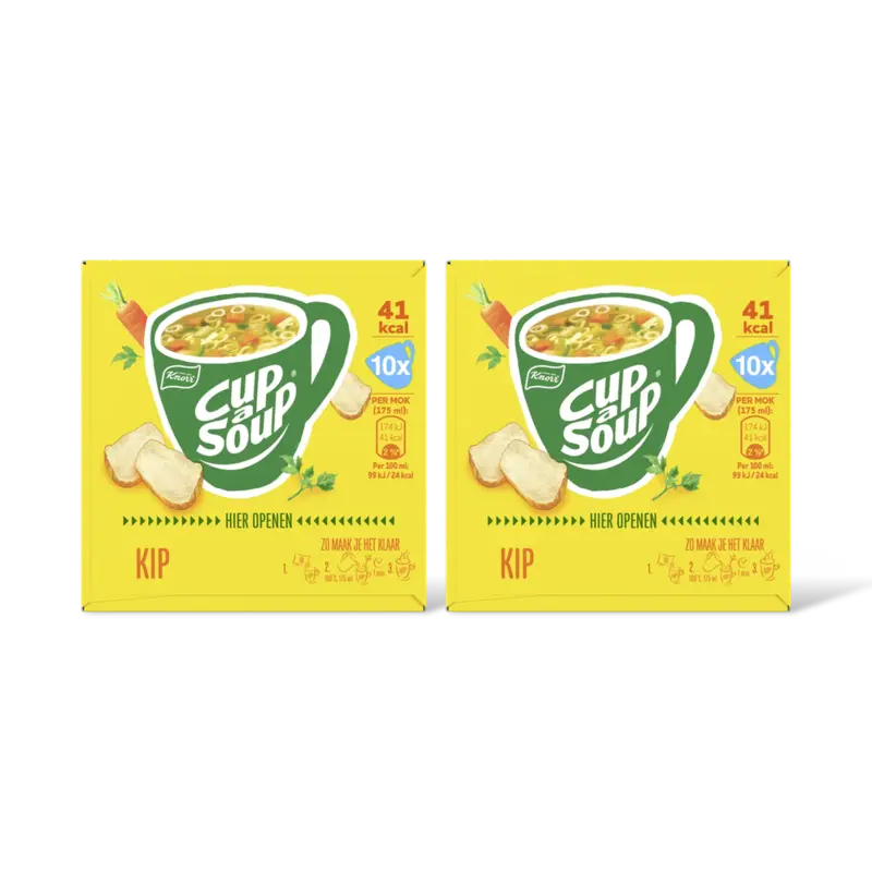 Knorr Cup-a-soup kip 10-pack 2-pack