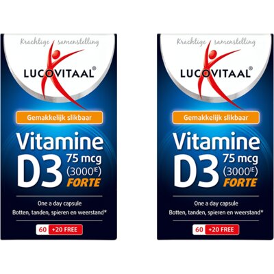 pdp-image-Lucovitaal D3 75mcg forte vitamine capsules 2-pack
