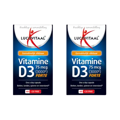 pdp-image-Lucovitaal D3 75mcg forte vitamine capsules 2-pack