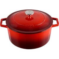 Een afbeelding van Lifegoods Cast iron rasserole 26cm 5,7 liter rood