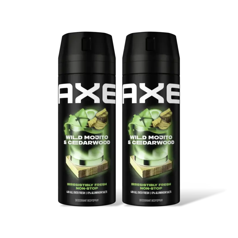 Axe Mojito & cedarwood deo bodyspray 2-pack