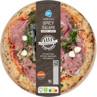 Een afbeelding van AH Verse pizza Amerikaans spicy salami