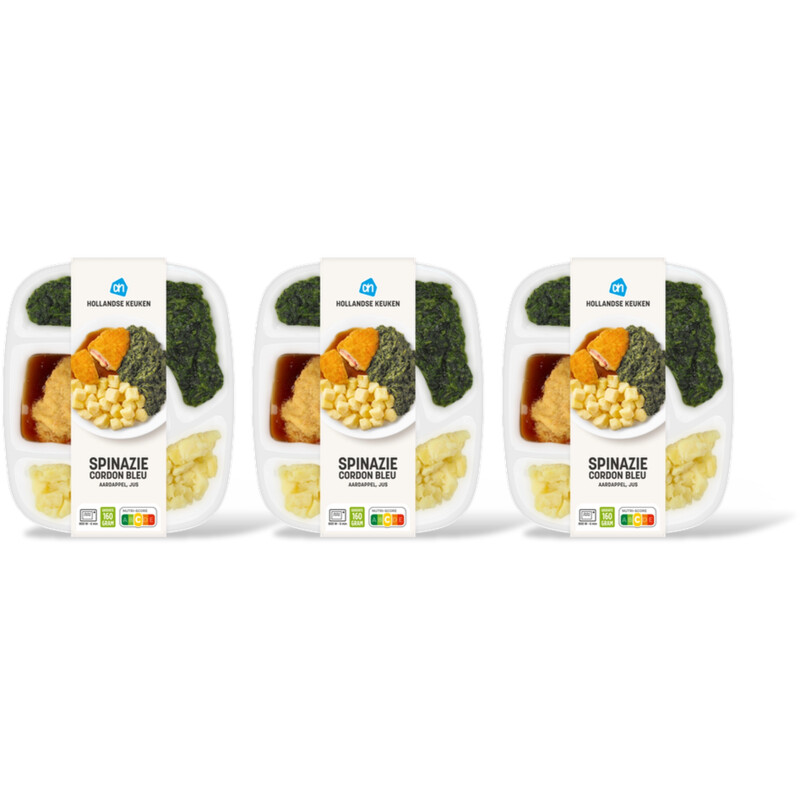 AH Cordon bleu met spinazie 3-pack