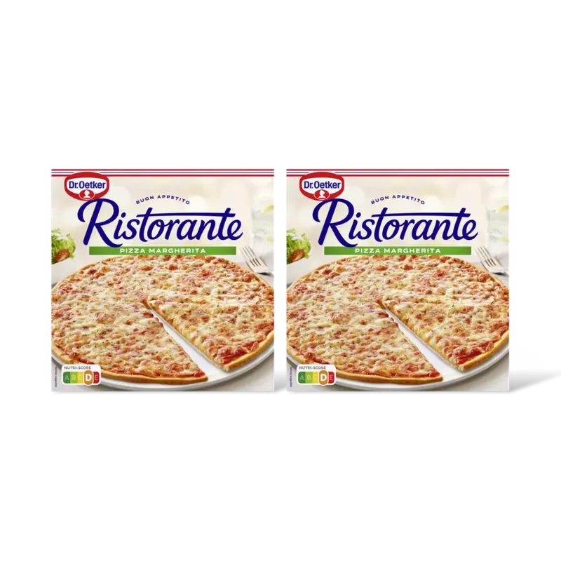 Dr. Oetker Ristorante pizza margherita 2-pack