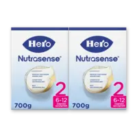 Hero Nutrasense 2 opvolgmelk 6-12 maanden 2-pack