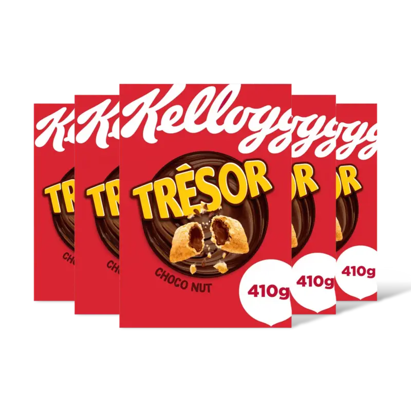 Kellogg's Tresor chocolade hazelnotensmaak 5-pack