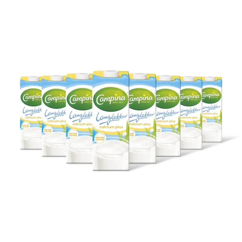 LL halfvolle melk calcium plus 8-pack