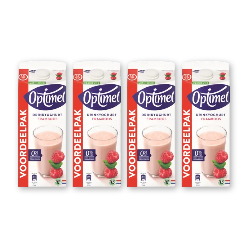 Drinkyoghurt framboos voordeelpak 4-pack