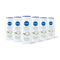 NIVEA Coconut & jojoba oil douchecreme 6-pack