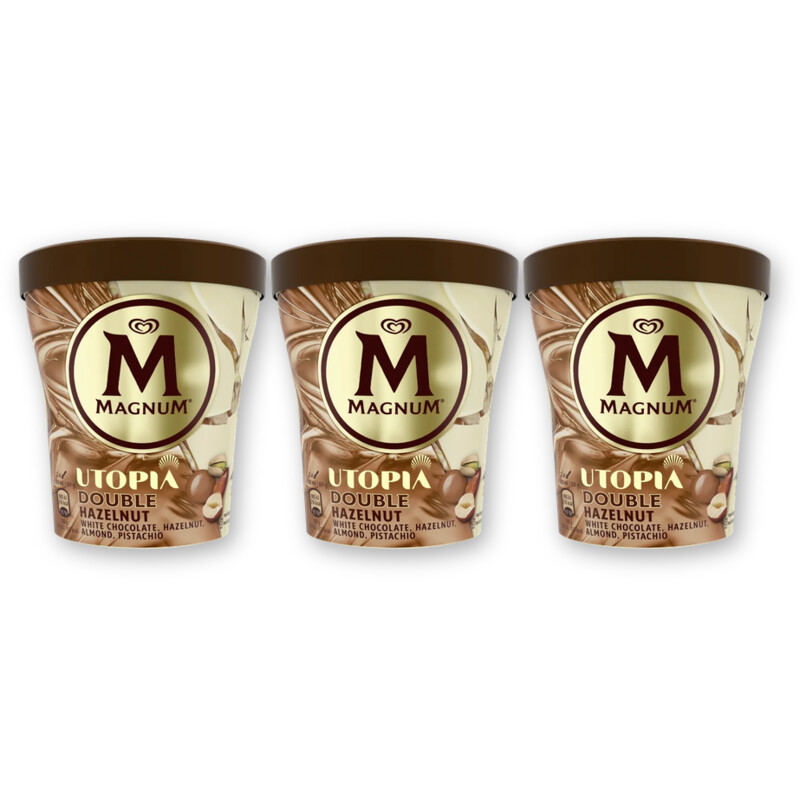 Magnum Utopia double hazelnut 3-pack